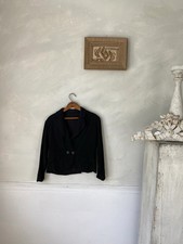 1950s Women's Dinner Jacket Rayon Jacket Workwear French Vintage Clothing W