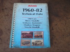 Autodata 1960-82 technical