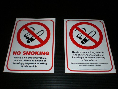 Smoking double sided window - smoking,