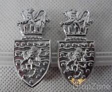 Pair Devon & Cornwall Obsolete Police Uniform Collar Insignia / Badges