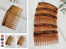 NEW Pack Plain Side Hair Combs Slides Grips Hair Accessories 4,2,6 Tortoiseshell