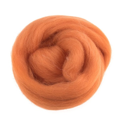 Natural wool roving 10g - roving:,