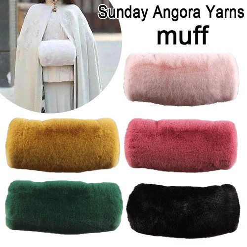Women hand muff fluffy faux - women,