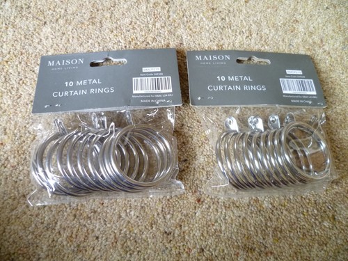 Metal curtain rings - rings, hook
