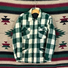 Vintage Quilted Wool Plaid