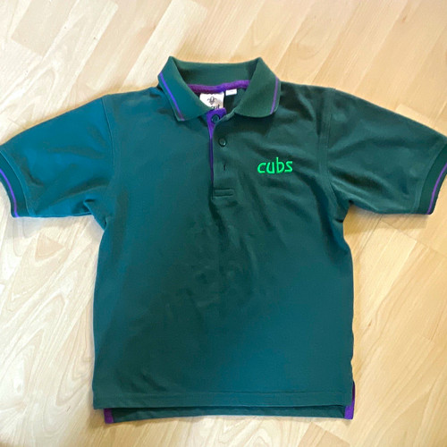 Scout store cubs green polo - green,