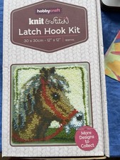 Hobbycraft Latch Hook Kit Horse Excellent Condition with Instructions