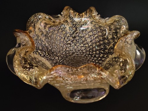 Vintage murano ruffled edge - murano,