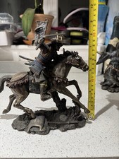 Figurine Japan Samurai Swordsman on Horseback Medieval Japanese