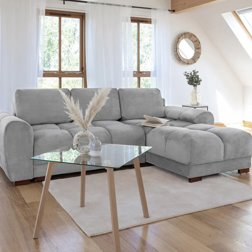 Azzuro sofa bed grey - , storage
