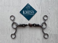 LORINA - TOM THUMB SWEET IRON ROLLER LINK BIT - 5" - USED - GOOD CONDITION