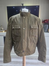Belstaff Brooklands Motorcycle Jacket 4Xl Olive Green. Excellent Used Condition