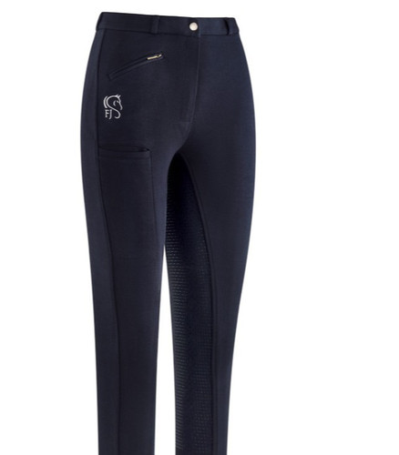 Ladies navy silicone grip
