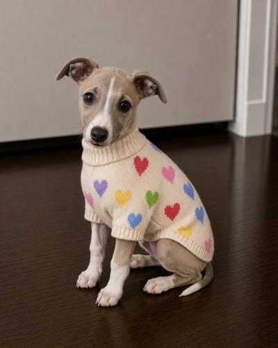 Dog jumper cream - ,