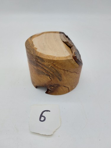 Spalted holly woodturning - holly, bowl