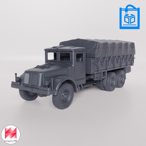 Tatra t111 vehicle - 3d, print