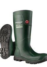 Dunlop Purofort Field Pro Mens Durable Shock Absorbing Wellington Boot Green