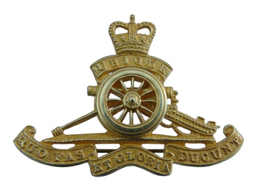 Royal artillery officers - royal, gilt