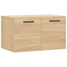 Wall Cabinet Hanging Storage Cabinet Display Cabinet Engineered Wood vidaXL