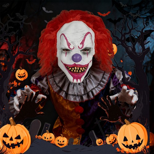 Red hair scary clown - hair,