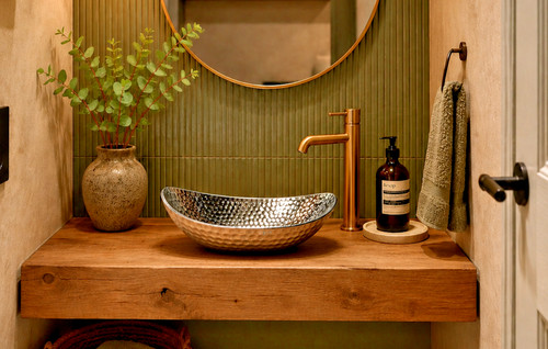 Silver effect hammered ceramic - effect,