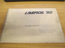 LAVERDA SF  GT 750 PARTS LIST