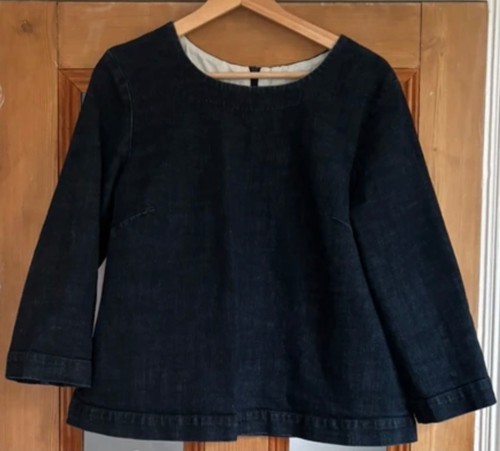 Toast flared denim tunic 4 - toast,