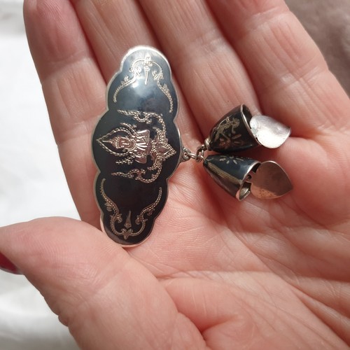 Vtg siam brooch - ,