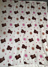 Teddy Bear and Heart Fleece