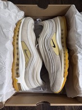 Nike Air Max 97 X Frank Rudy Men’s Sneakers All White Gum Base Size 9.5 UK
