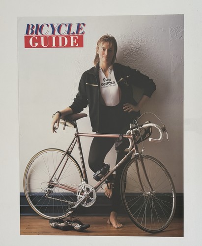 Vintage bicycle guide poster - bicycle,