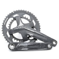 FSA Crankset Omega 48/32T Compact Megaexo 175mm Long Black Road Bike Cyclocross