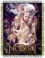 LOTR Hobbit Last House Woven Tapestry Throw Blanket 48 x 60 100% Polyester c2013