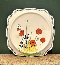 Vintage Art Deco Crown Ducal Poppy Teapot Stand-good Condition Retro Mitch