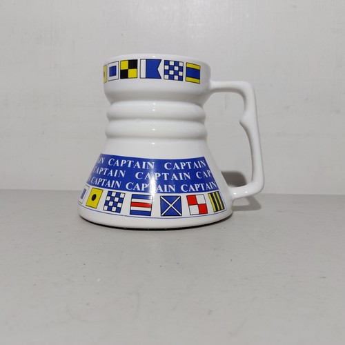 Ceramic captains flag mug - ceramic, no