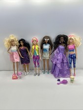 6x Barbie Dolls Full Dressed &