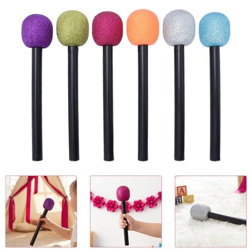 6pcs pretend play microphones - pretend,