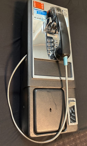 Vintage classic pay phone - vintage, push
