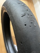 Pirelli Diablo Superbike Slick SC1 120 70 17 Front Tyre. Scrub
