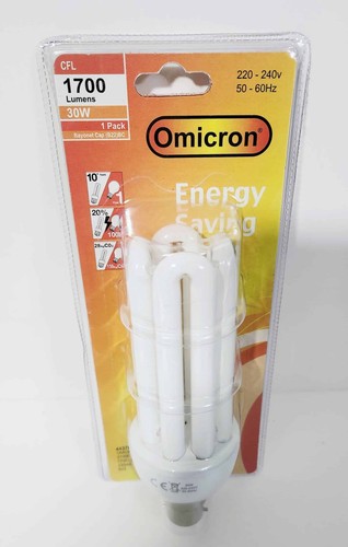 Omicron cfl bulb 30w b22 - bulb,