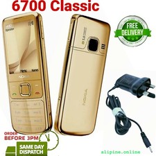 Nokia 6700 Classic GSM 3G GPS Mobile Phones Unlocked 5MP-*GOLD*