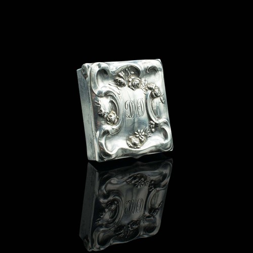 Antique postage stamp box - antique,