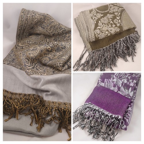 Pashmina scarf wrap - wrap, shawl