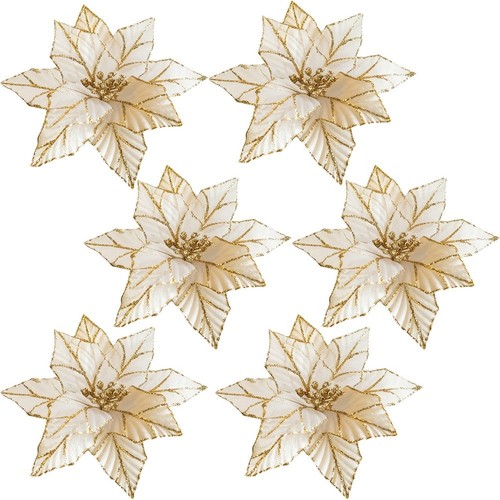 Artificial christmas flowers - christmas,