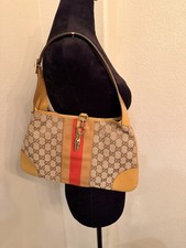 JUNK Gucci GG Canvas Jackie Shoulder Hobo Bag