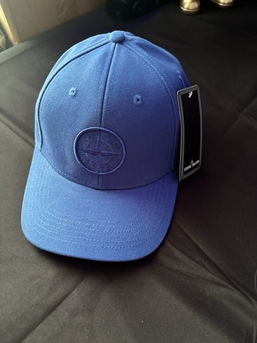 Unisex stone island hat blue - hat,