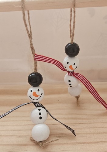 Pack wooden snowman - pack,