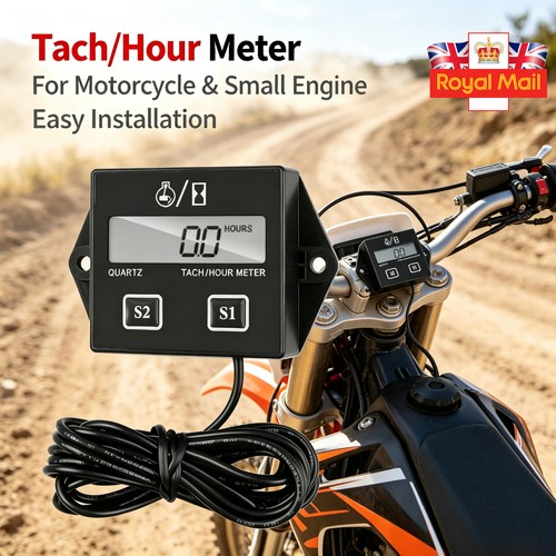 Digital tachometer hour meter - tachometer,