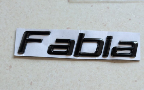 Gloss black rear badge fits