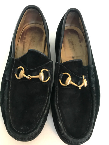 Vintage gucci black suede - vintage,